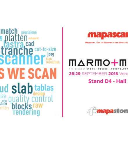 Mapascan at Marmomacc 2018 – Verona – Italy